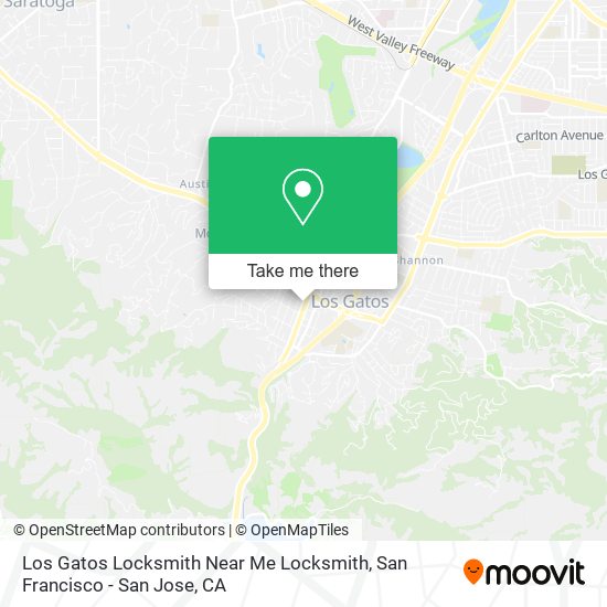 Mapa de Los Gatos Locksmith Near Me Locksmith