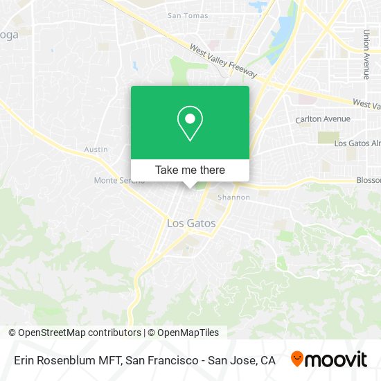 Mapa de Erin Rosenblum MFT