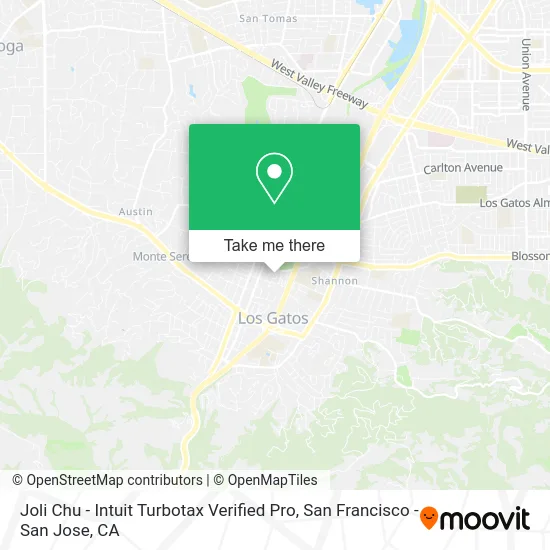 Joli Chu - Intuit Turbotax Verified Pro map