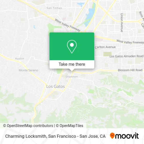 Charming Locksmith map