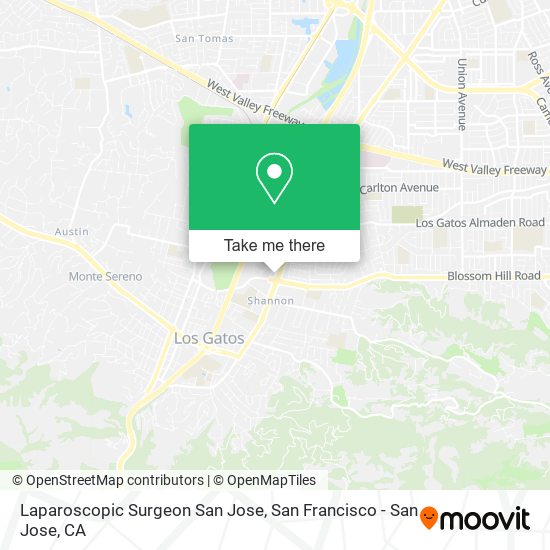 Mapa de Laparoscopic Surgeon San Jose