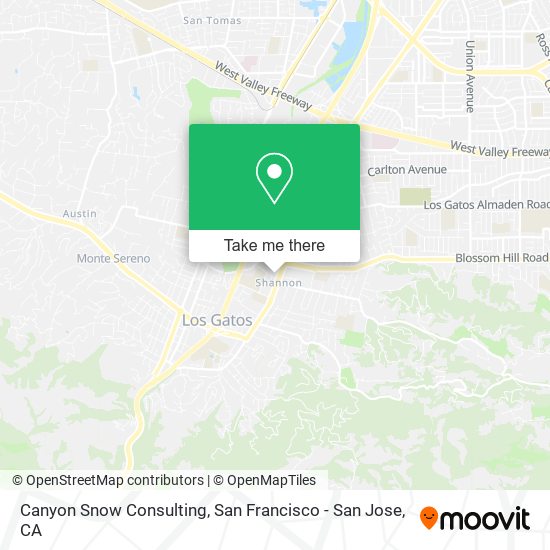 Canyon Snow Consulting map