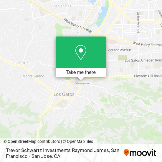 Mapa de Trevor Schwartz Investments Raymond James