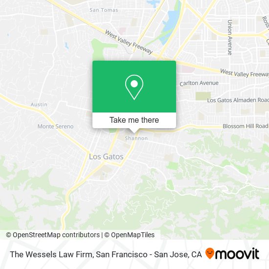 The Wessels Law Firm map