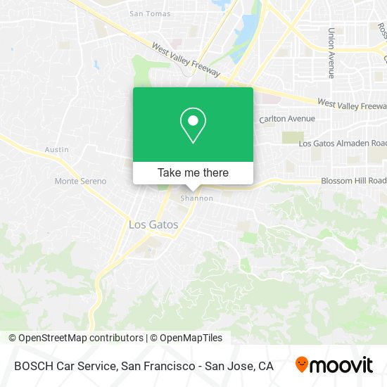 BOSCH Car Service map