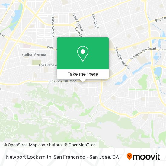 Newport Locksmith map