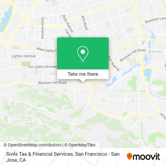 Mapa de Sivils Tax & Financial Services