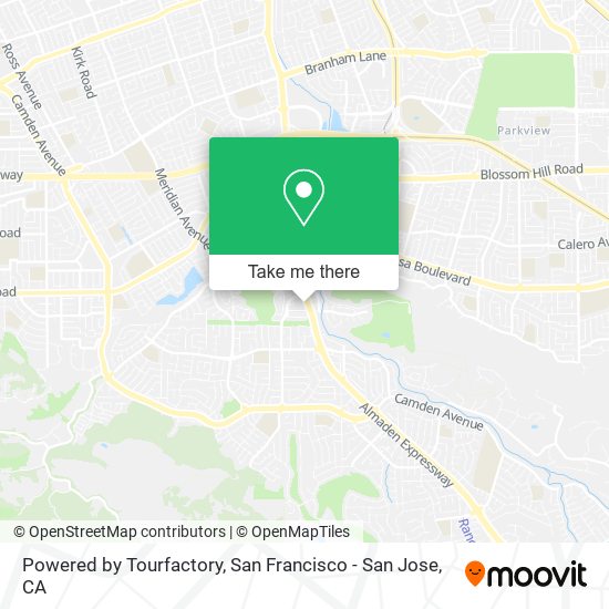 Mapa de Powered by Tourfactory
