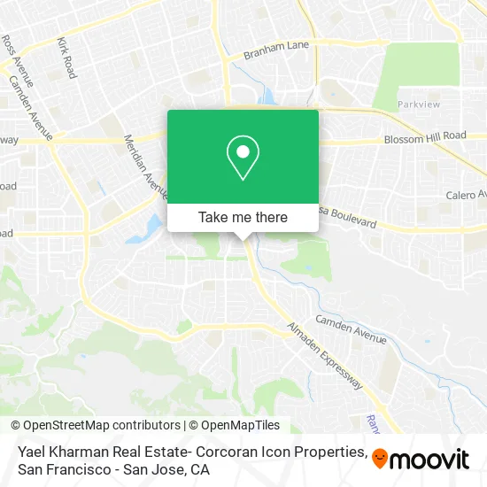 Mapa de Yael Kharman Real Estate- Corcoran Icon Properties