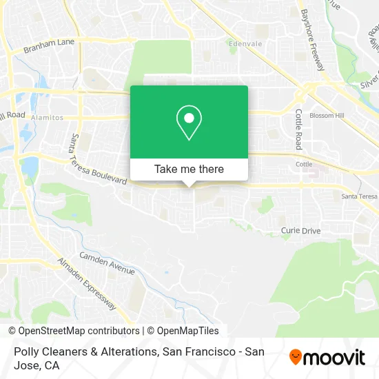 Polly Cleaners & Alterations map