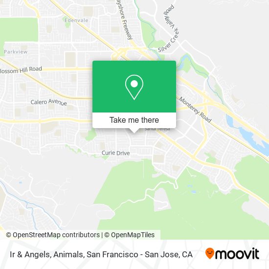Ir & Angels, Animals map