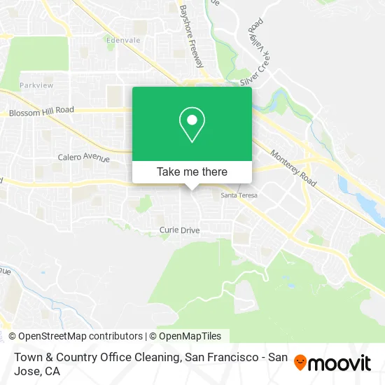 Town & Country Office Cleaning map