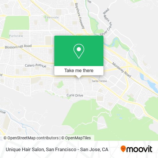 Mapa de Unique Hair Salon