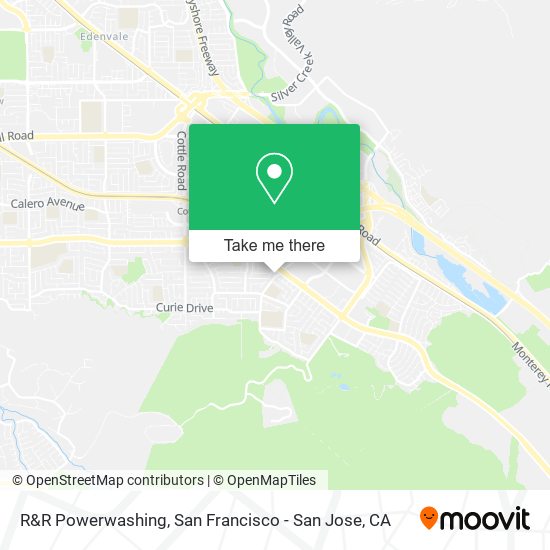 R&R Powerwashing map