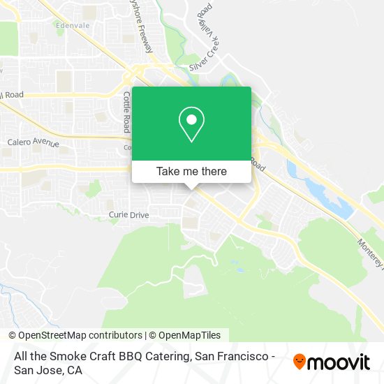 Mapa de All the Smoke Craft BBQ Catering