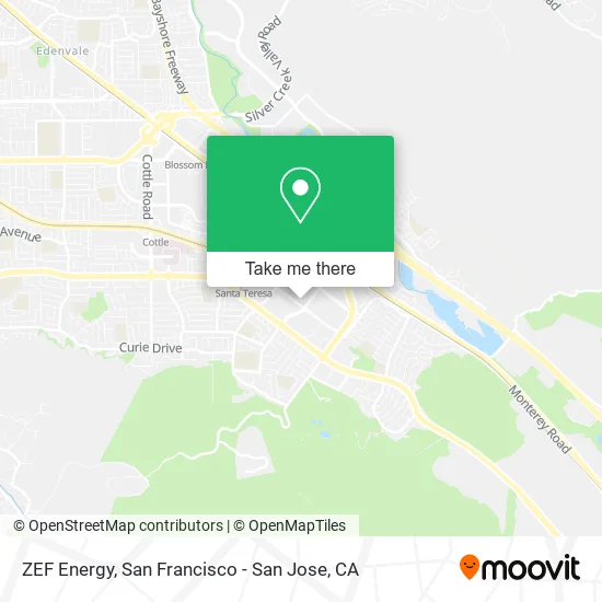 Mapa de ZEF Energy