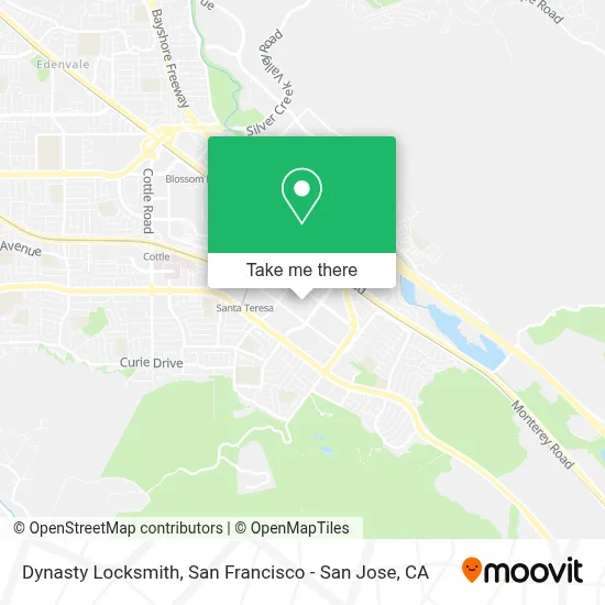 Dynasty Locksmith map