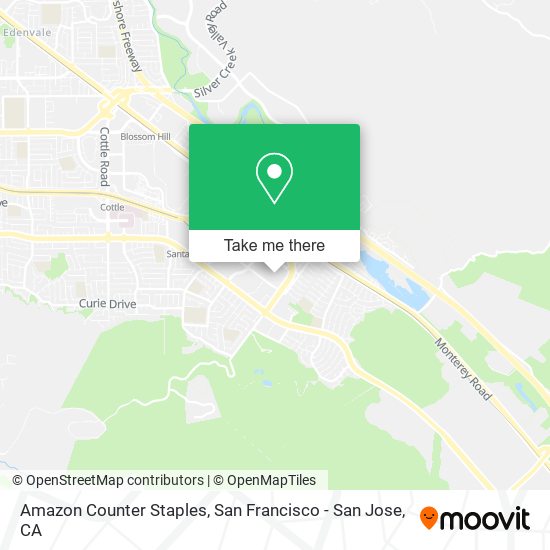 Mapa de Amazon Counter Staples