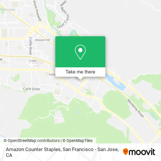 Amazon Counter Staples map