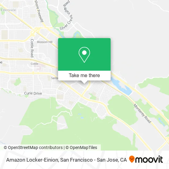 Amazon Locker-Einion map