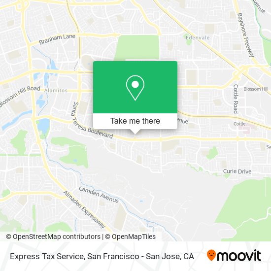 Mapa de Express Tax Service