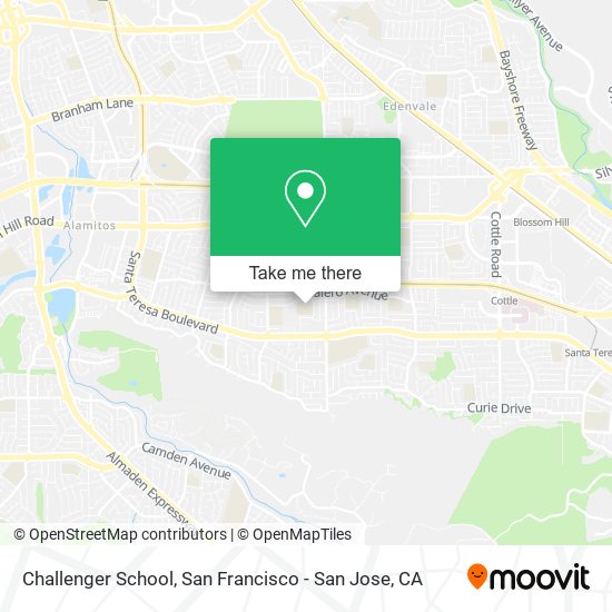 Challenger School map