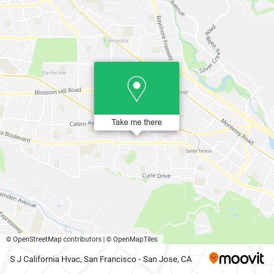 S J California Hvac map