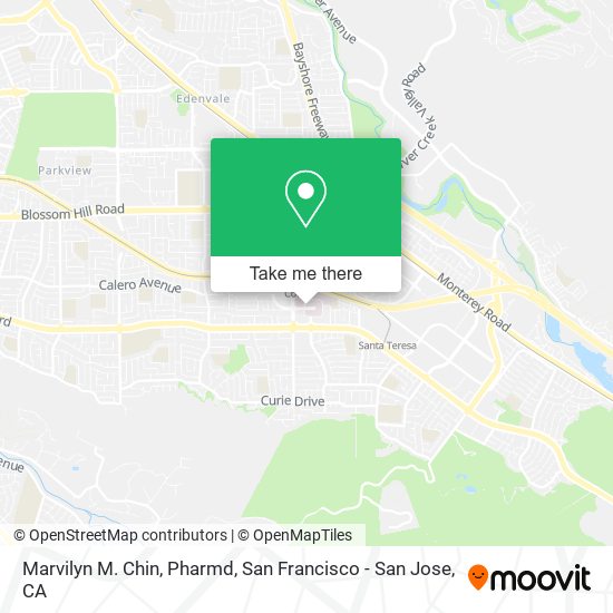 Marvilyn M. Chin, Pharmd map