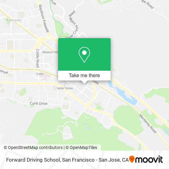 Forward Driving School map