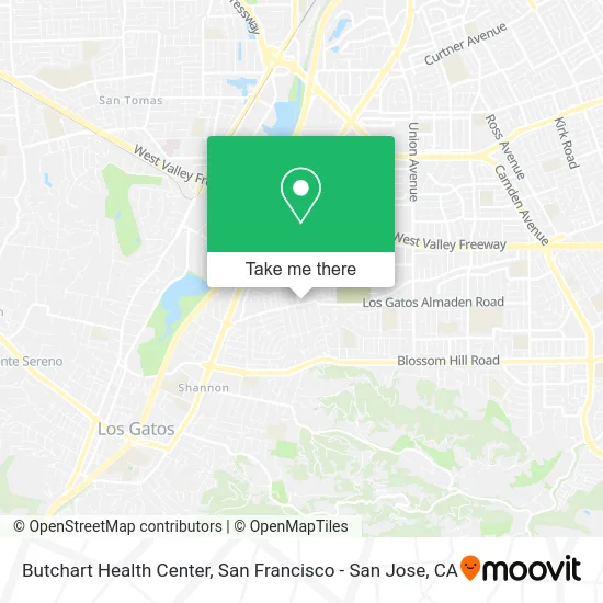 Butchart Health Center map