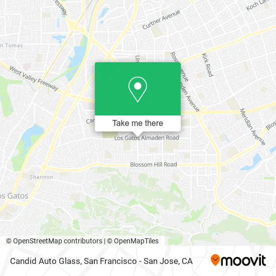 Mapa de Candid Auto Glass