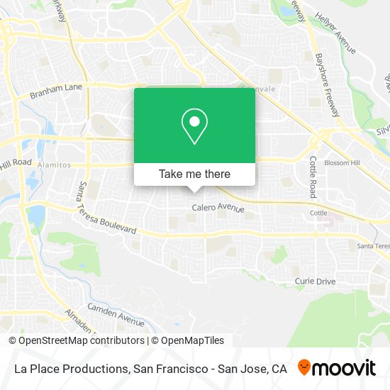 La Place Productions map