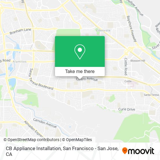CB Appliance Installation map