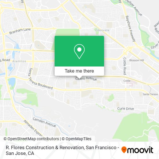 Mapa de R. Flores Construction & Renovation