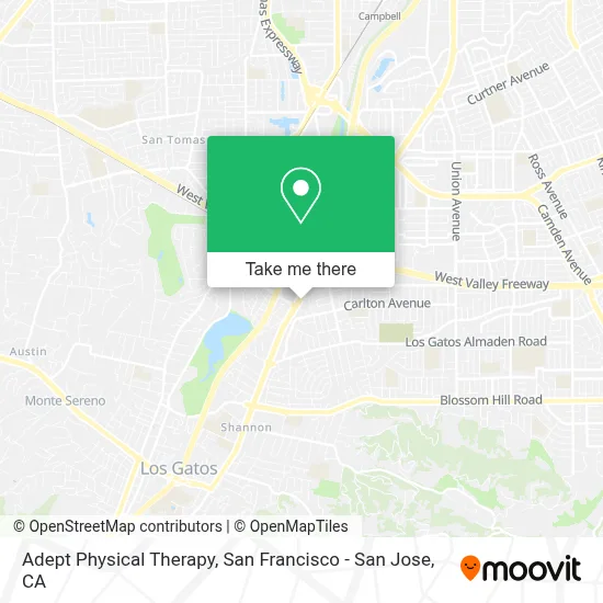 Adept Physical Therapy map