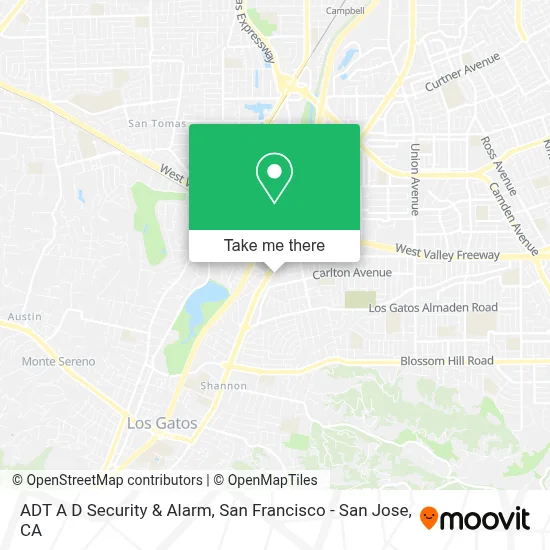 ADT A D Security & Alarm map