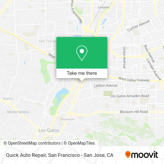 Quick Auto Repair map