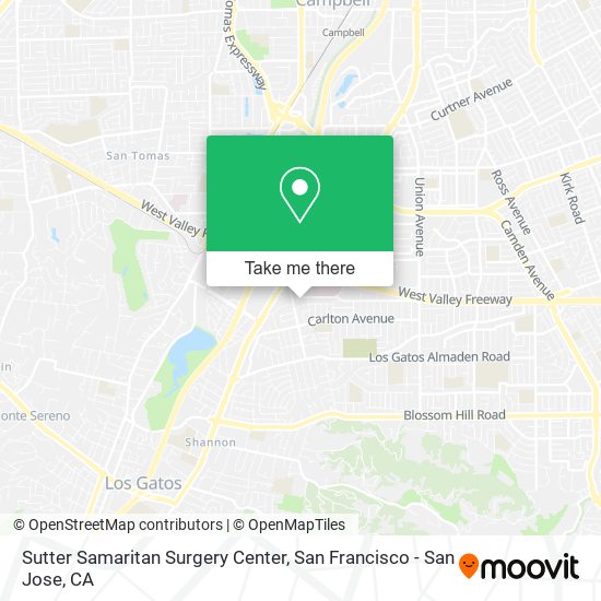 Mapa de Sutter Samaritan Surgery Center