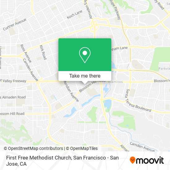 First Free Methodist Church map