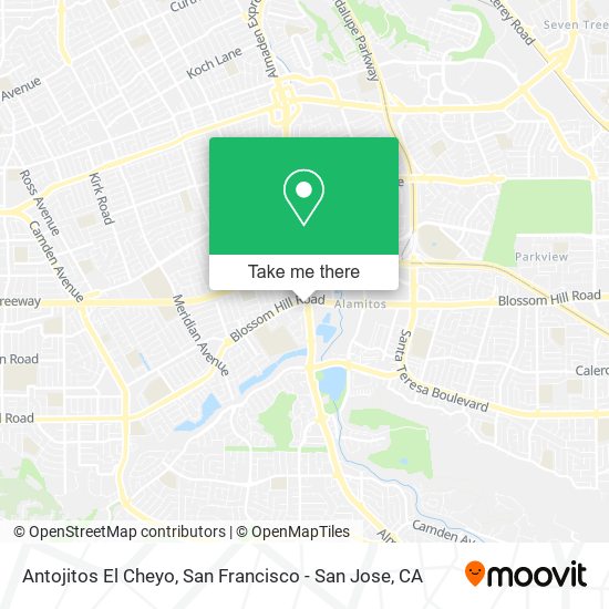 Antojitos El Cheyo map