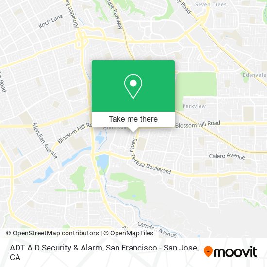 ADT A D Security & Alarm map