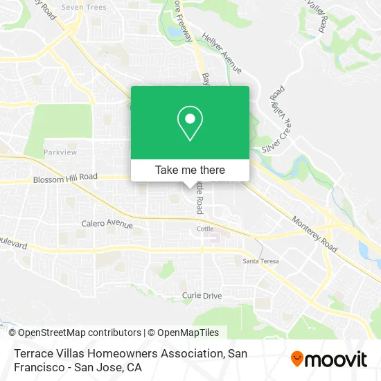 Mapa de Terrace Villas Homeowners Association