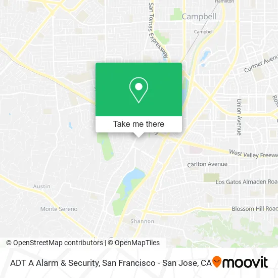 ADT A Alarm & Security map