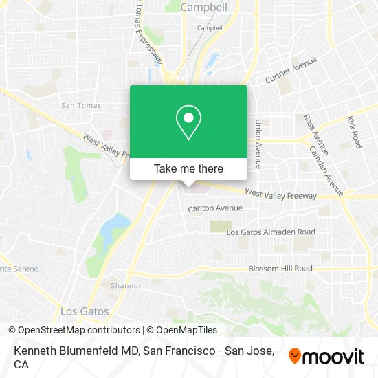 Kenneth Blumenfeld MD map