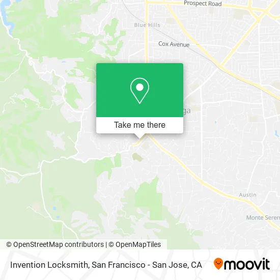 Mapa de Invention Locksmith