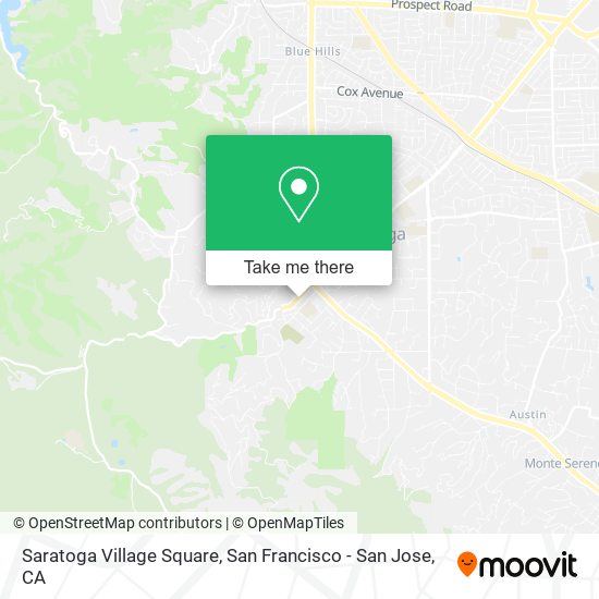 Saratoga Village Square map