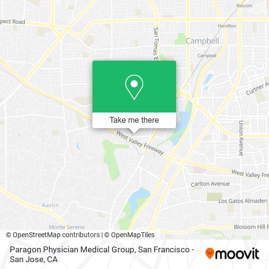 Paragon Physician Medical Group map