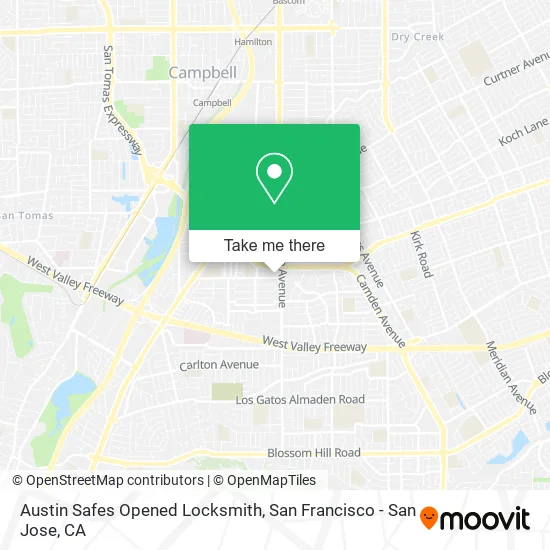 Mapa de Austin Safes Opened Locksmith