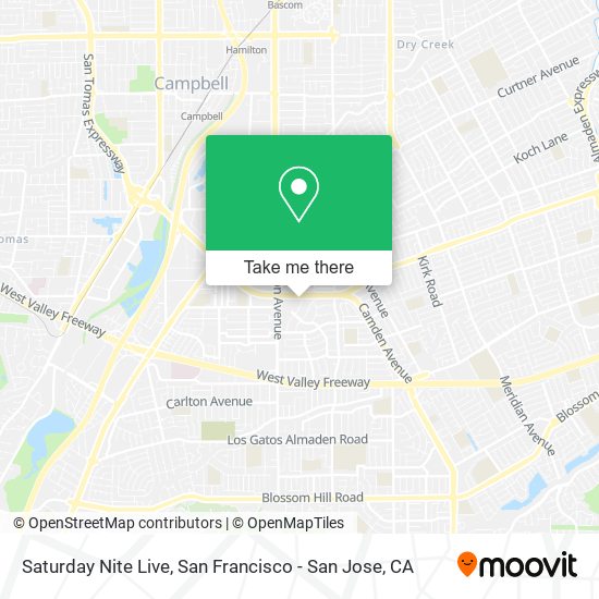 Mapa de Saturday Nite Live