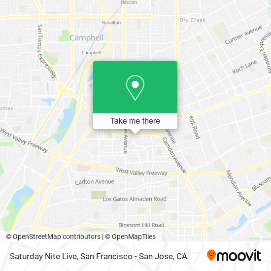 Mapa de Saturday Nite Live